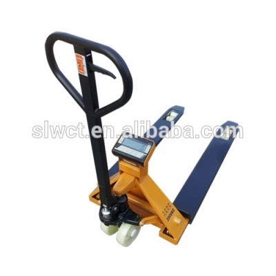 Semi electric pallet truck jack with scale