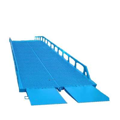 8000kg Portable Steel Forklift Loading Hydraulic Ramp