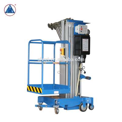 150kg Single Mast Portable Electric Aerial Work Platform