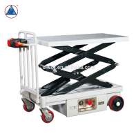 300kg Traction Drive Hydraulic Fully Electric Mini Lift Table