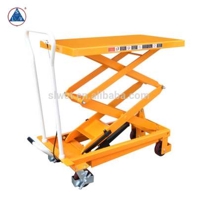 1000kg Heavy Duty Portable Hand Hydraulic Scissor Lift Table