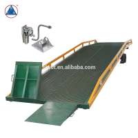 10 tons Portable Mobile Forklift Steel Yard Ramp