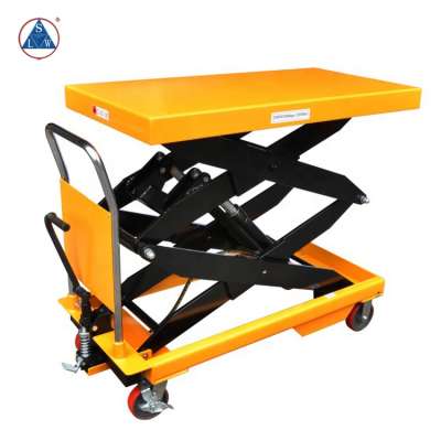 800kg Portable Hydraulic Hand Scissor Lift Table