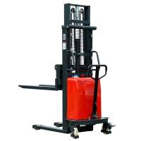 1000kg Lifting height 1600mm/CE High quality semi electric stacker price/SEMI ELECTRIC STACKER