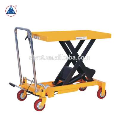 800kg Single Scissor Manual Hydraulic Lift Table