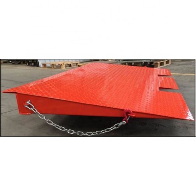 6000kg Steel Forklift Shipping Container Loading Ramp