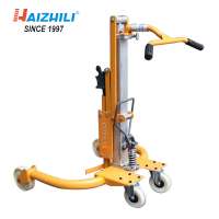 Heavy Duty 420kg Mini Oil Drum Lifter, Hydraulic manual drum forklift make in china