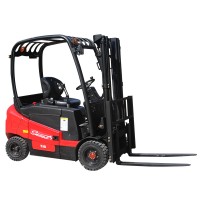 Full electric forklift truck machine manufacturer double forks pallet 1 ton forklift